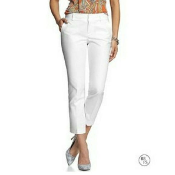 Banana Republic NWT Martin Fit Capri Pants Cobalt Blue, Size 8P, MSRP $60 - Picture 9 of 9